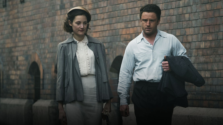 Vicky Krieps and Ben Forster in The Survivor
