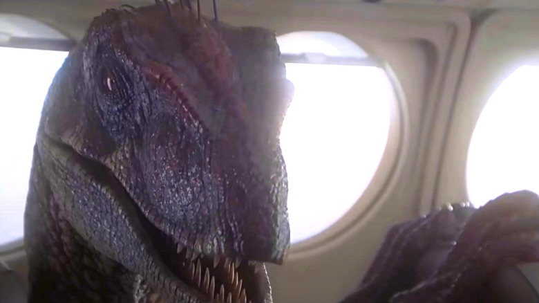 The raptor in Jurassic Park III