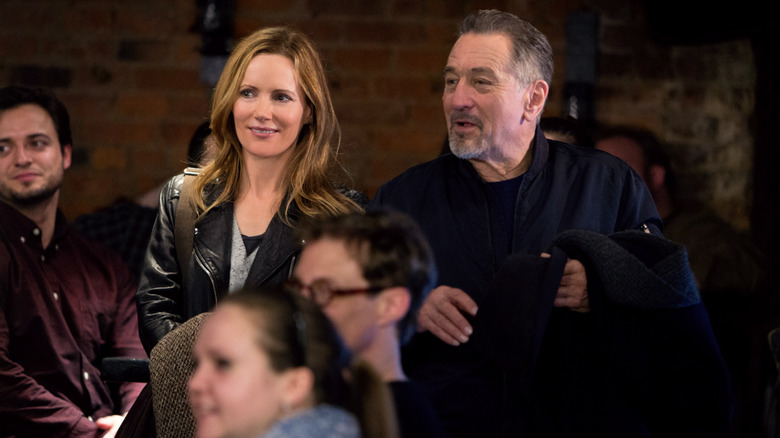 Leslie Mann and Robert De Niro in The Comedian