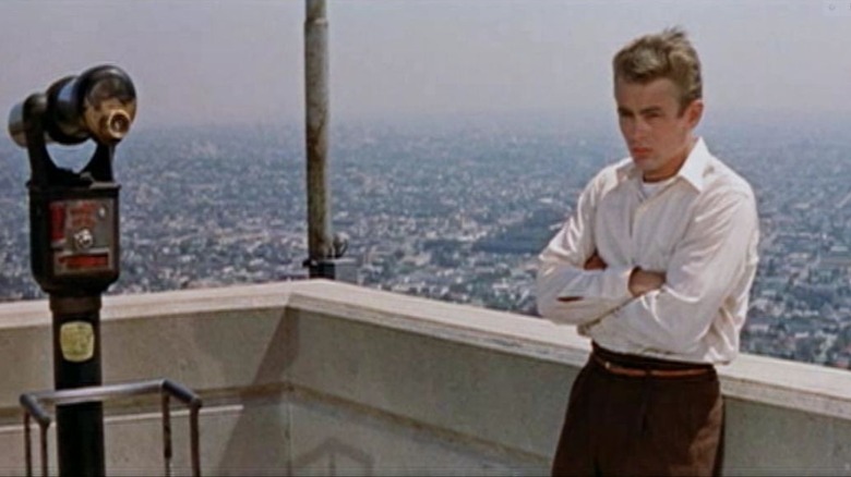 Jim Stark at the Griffith Observatory in Rebel Without a Cause