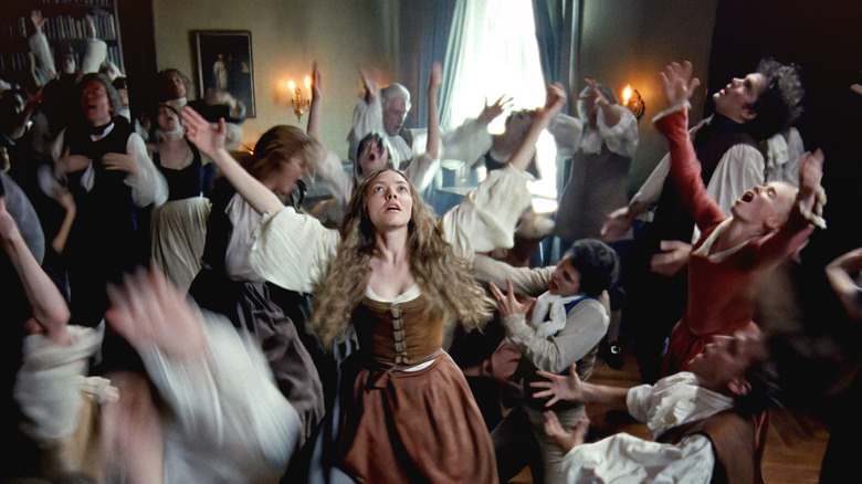 Ann Lee leads her followers in dance in The Testament of Ann Lee