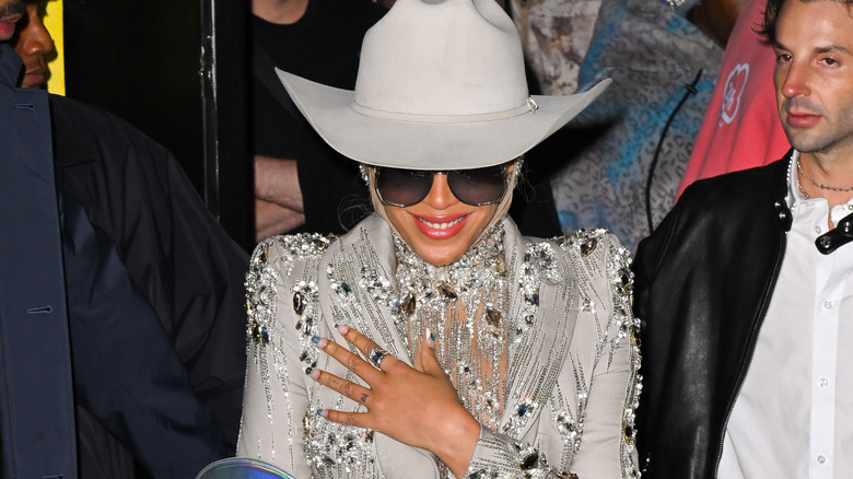 Beyonce at an event