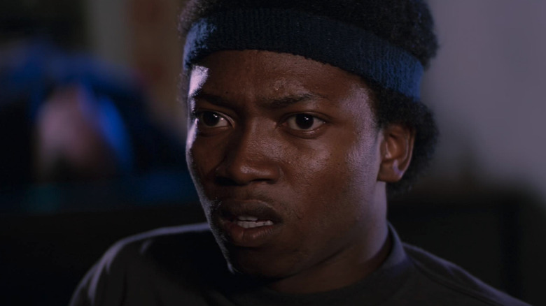 T. K. Carter as Nauls looking worried in The Thing