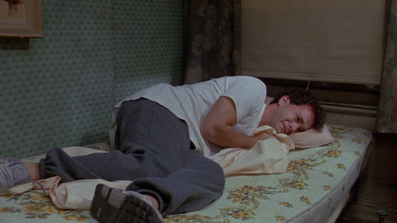 Josh Baskin crying in bed in Big