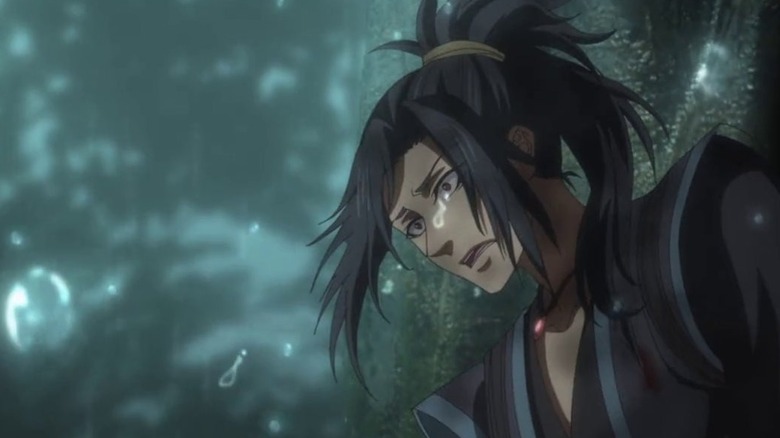 Xue Yang crying and bleeding