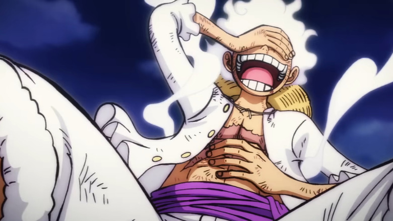 Luffy laughing