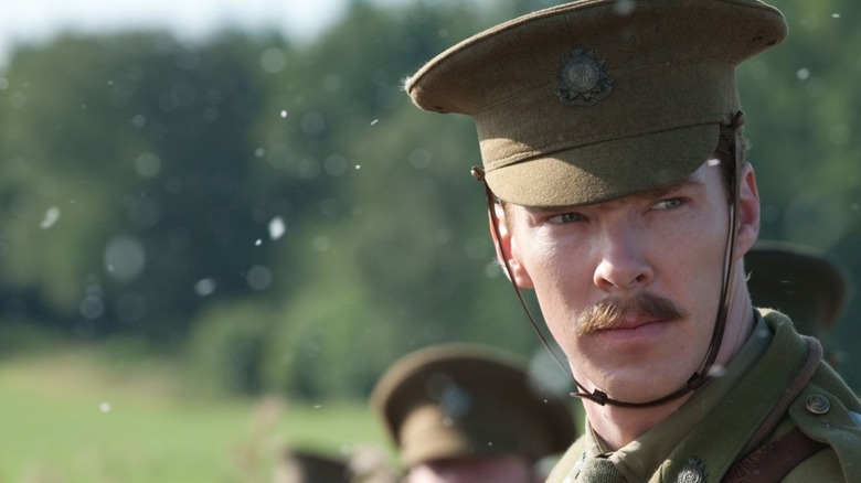 Benedict Cumberbatch looking intent