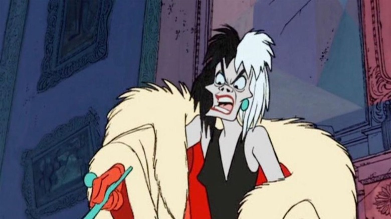 Cruella de Vil angry yelling