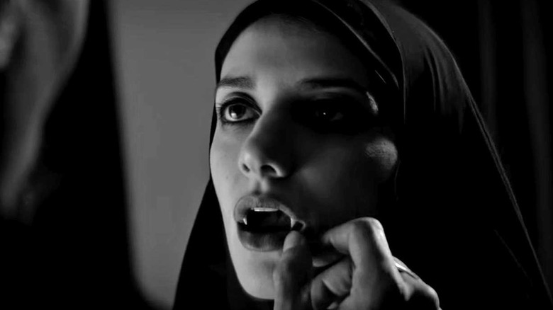 Sheila Vand in "A Girl Walks Home Alone At Night"