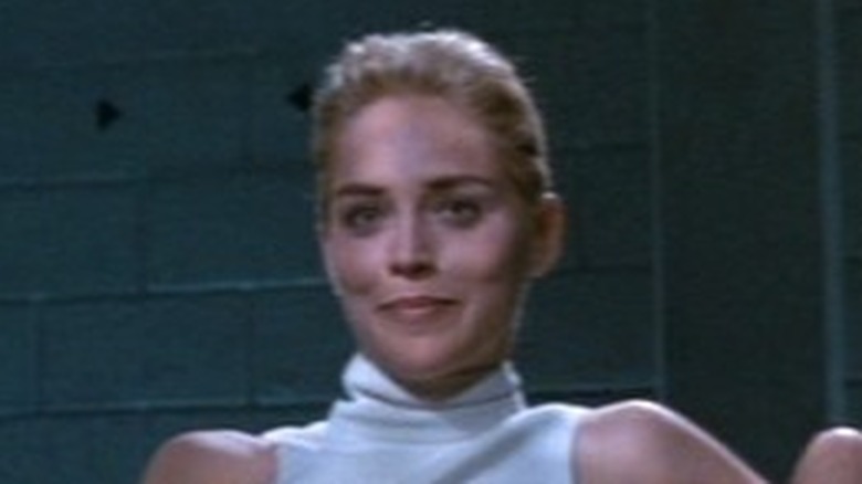 Catherine being interrogated