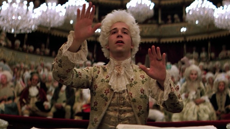 Tom Hulce as Wolfgang Amadeus Mozart in Amadeus