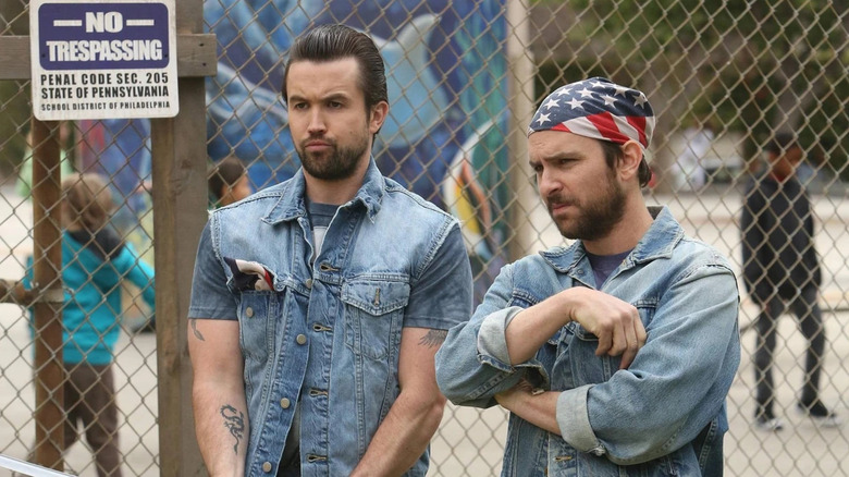 Rob McElhenney as Mac and Charlie Day as Charlie on It's Always Sunny in Philadelphia