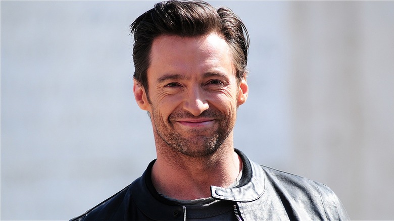 Hugh Jackman smiling