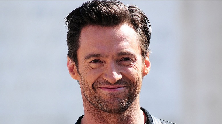 Hugh Jackman smiling