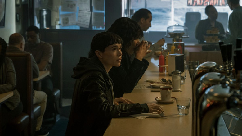 Elliot Page and Emmy Raver-Lampman in The Umbrella Academy