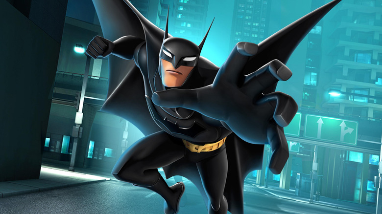 The Dark Knight does a cool pose in Beware the Batman