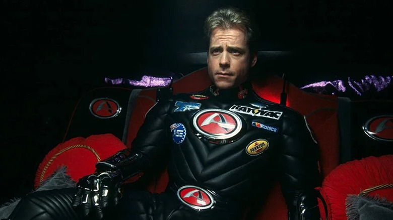 Greg Kinnear as Captain Amazing with a furrowed brow in Mystery Men