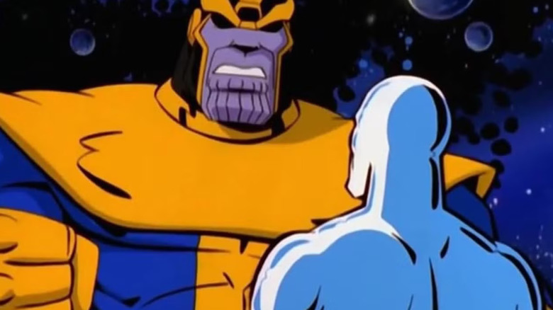 THANOS extends in a vast way in Silver Surfer, in the 1998 Silver Surfer series.