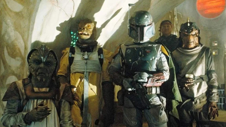Bossk, Boba Fett, and other Bounty Hunters