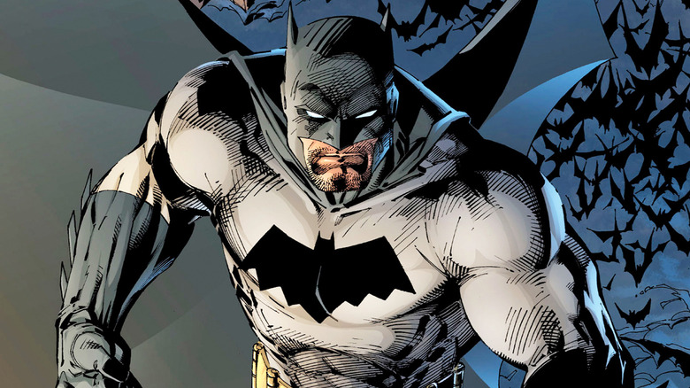 Batman walks forwards as bats fly around him in All-Star Batman & Robin, The Boy Wonder #4