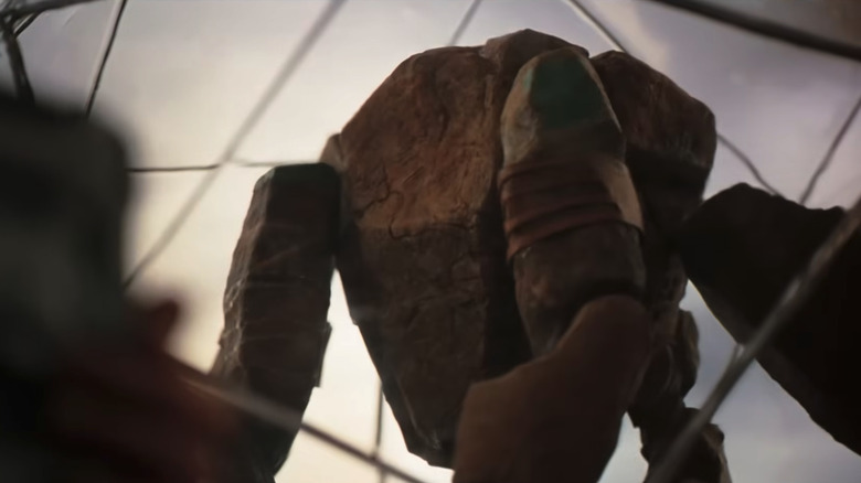 Rocky looking at Grace in Project Hail Mary