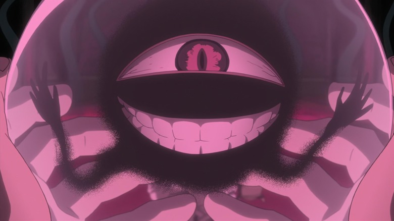 Fullmetal Alchemist Brotherhood Dwarf in the Flask sinister close-up
