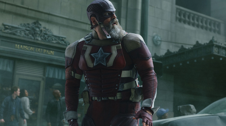 Red Guardian looks in distress in the middle of a New York street in Thunderbolts*