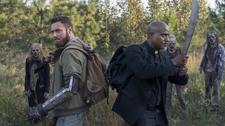 Walking Dead zombie face-off 