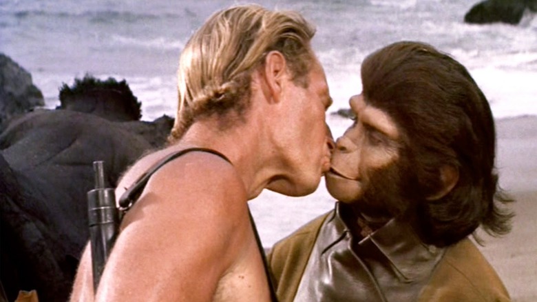George and Zira from "Planet of the Apes" (1968)