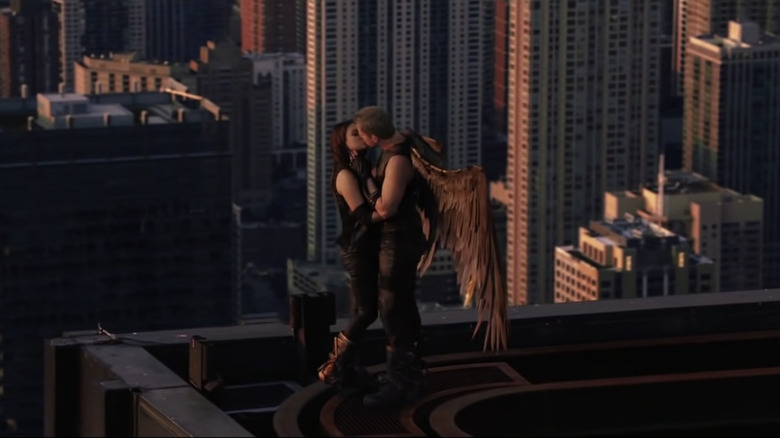 Mila Kunis and Channing Tatum from "Jupiter Ascending"