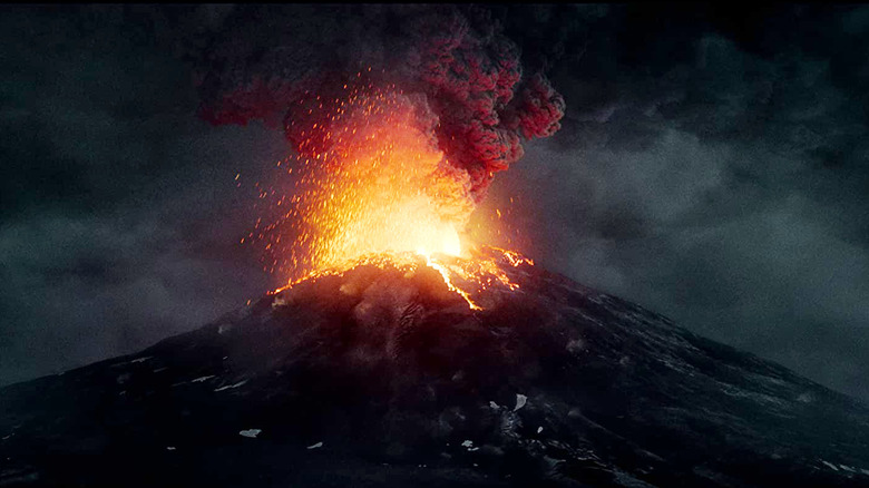 The exploding volcano from The Northman