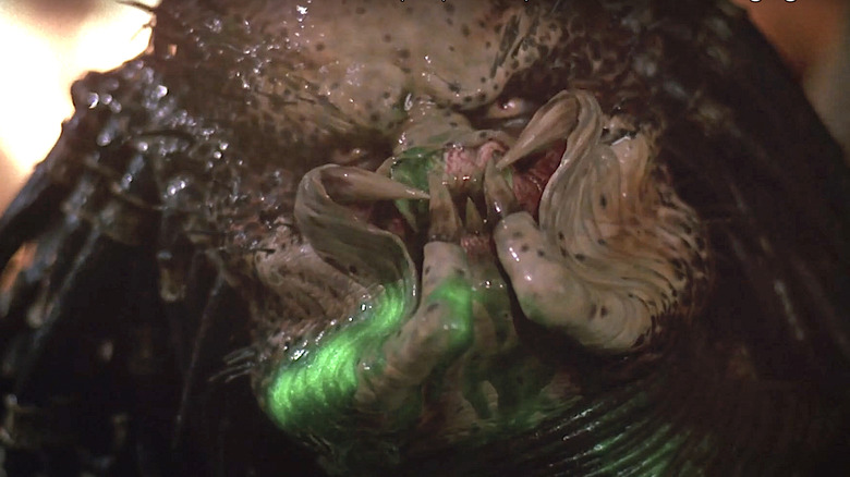 Predator dying and bleeding