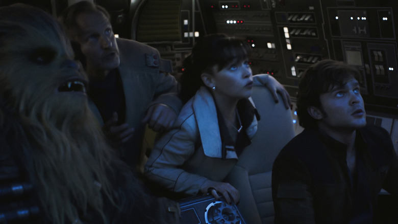 The cast of Solo: A Star Wars Story