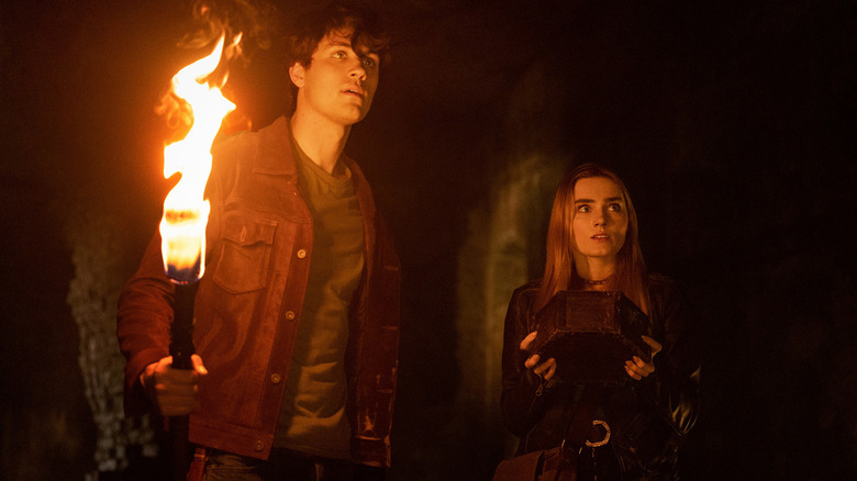 Drake Rodger and Meg Donnelly in 'The Winchesters'