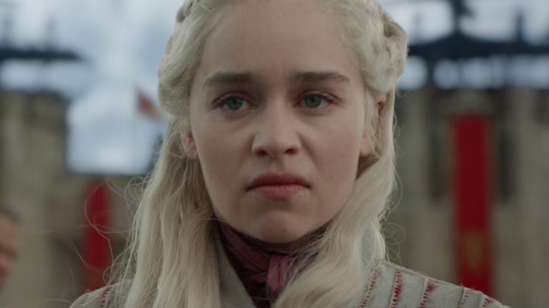 Daenerys filled with rage about to commit some war crimes in Game of Thrones