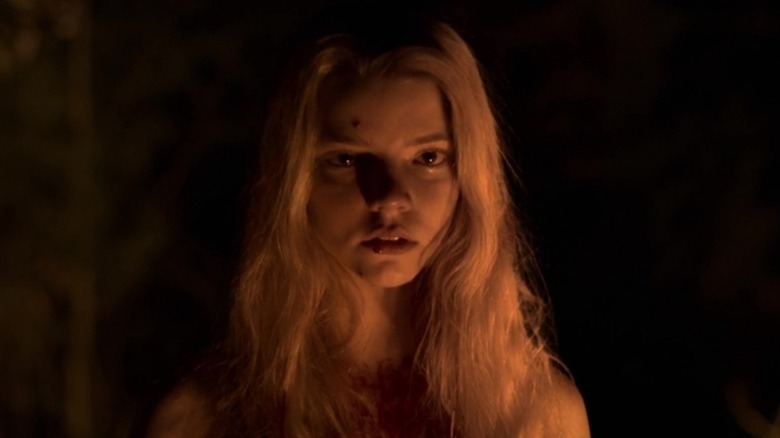 Anya Taylor-Joy as Thomasin at the end of The Witch