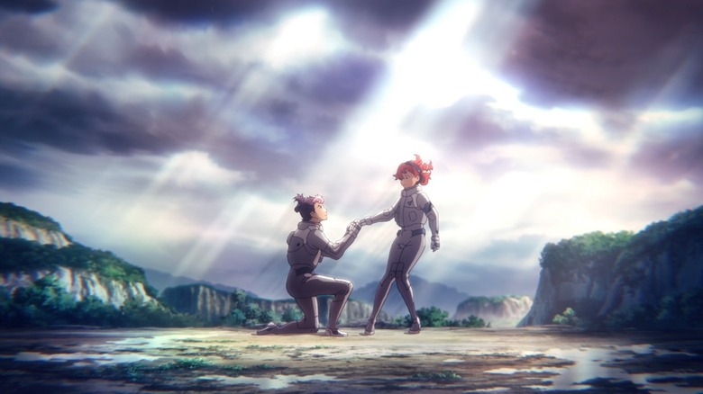 gundam witch from mercury guel proposes to suletta