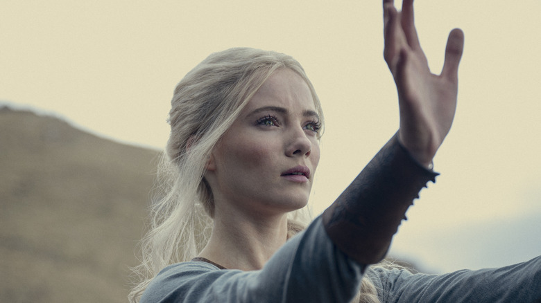 Freya Allan in The Witcher