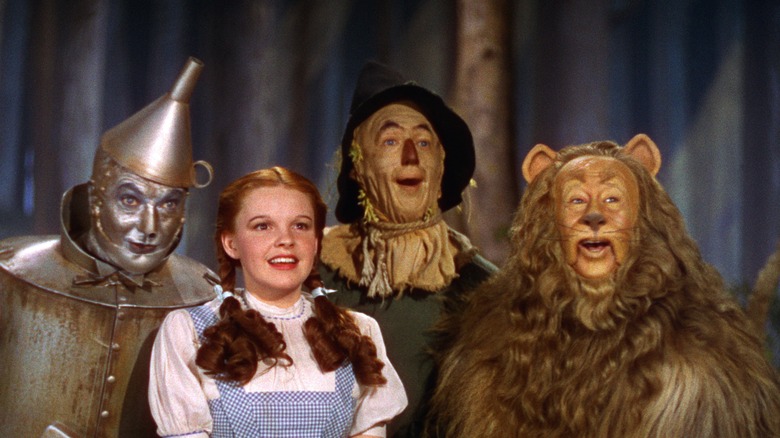 The Tin Man, Dorothy, Scarecrow, Cowardly Lion