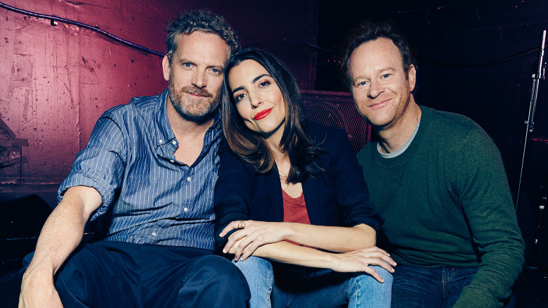 The creators and stars of the TV series Nobodies