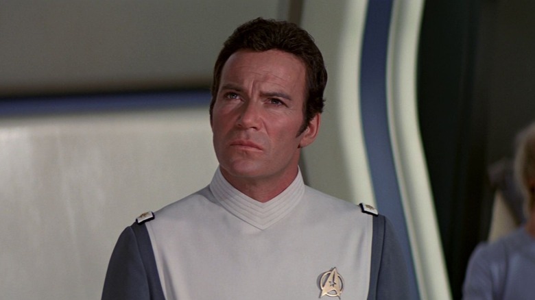 Admiral Kirk looking stern in Star Trek: The Motion Picture