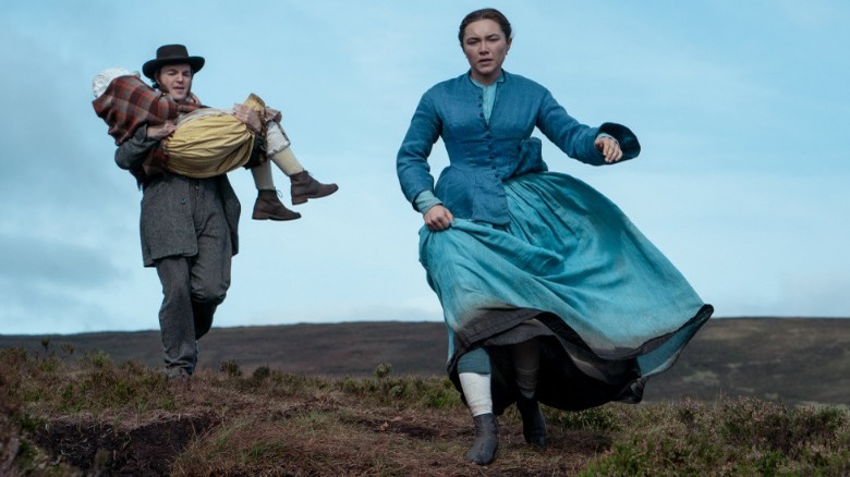 Tom Burke, Kila Lord Cassidy, and Florence Pugh in The Wonder