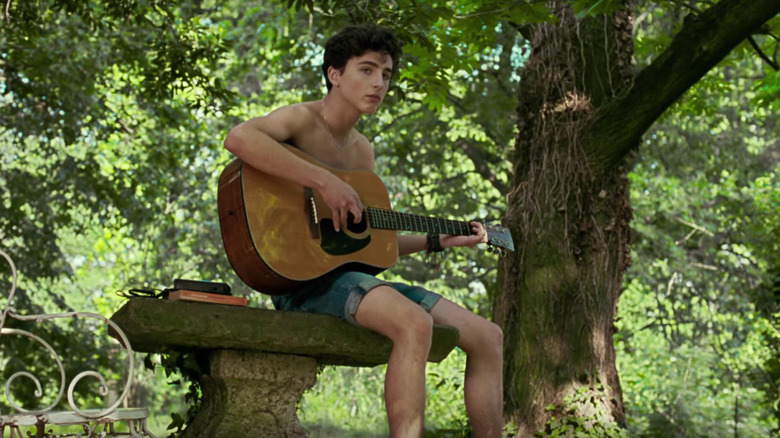 Timothee Chalamet in Call Me By Your Name