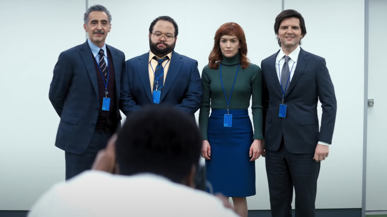 The Macrodata Refinement team in Severance