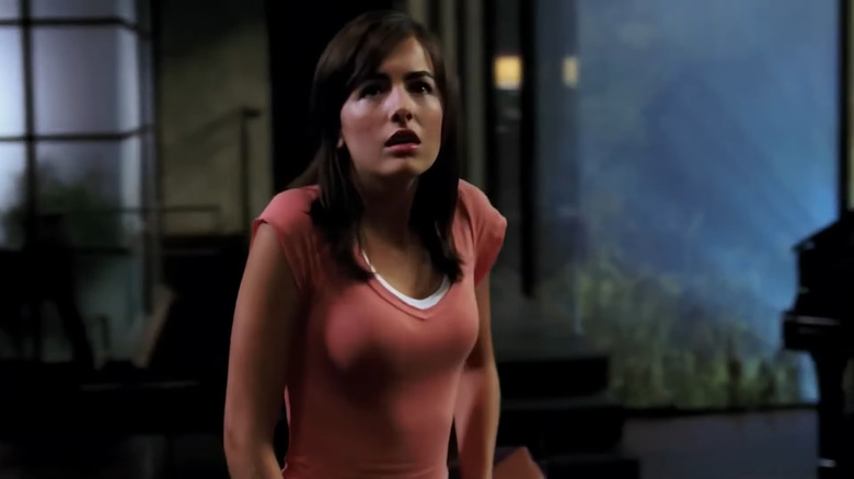 Camilla Belle scared