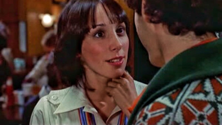 Laurie looking hopeful in a scene from You Light Up My Life