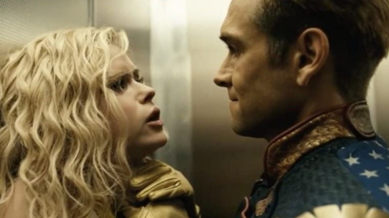 Homelander confronting Starlight