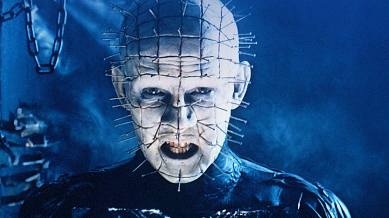 Pinhead teeth bared hellraiser