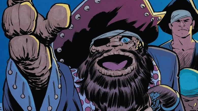 The Thing dressed as Blackbeard the Pirate