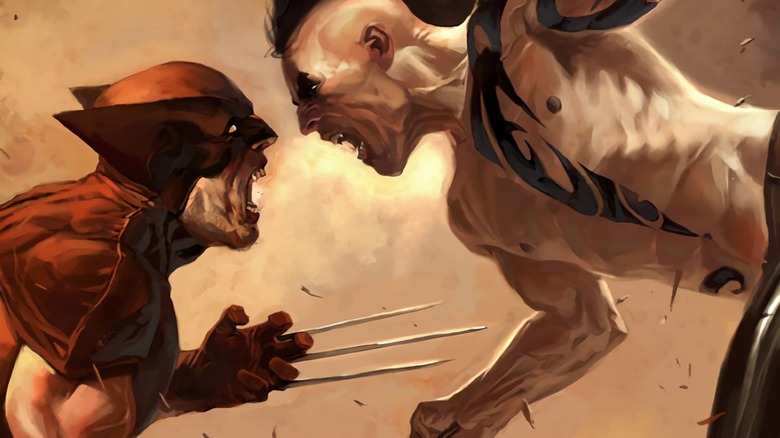 Wolverine fights Daken